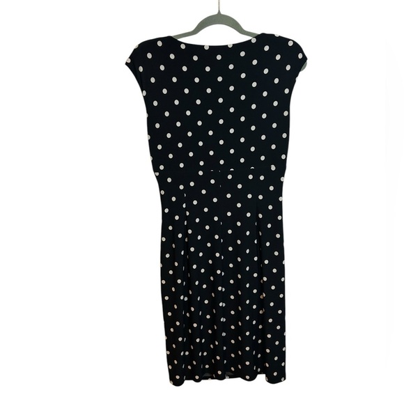 Lauren Ralph Lauren Polka Dot Ruched Dress - Picture 2 of 3